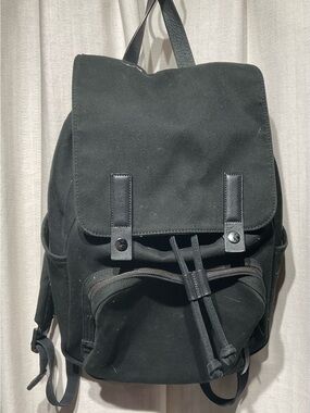 Everlane black canvas bacpack